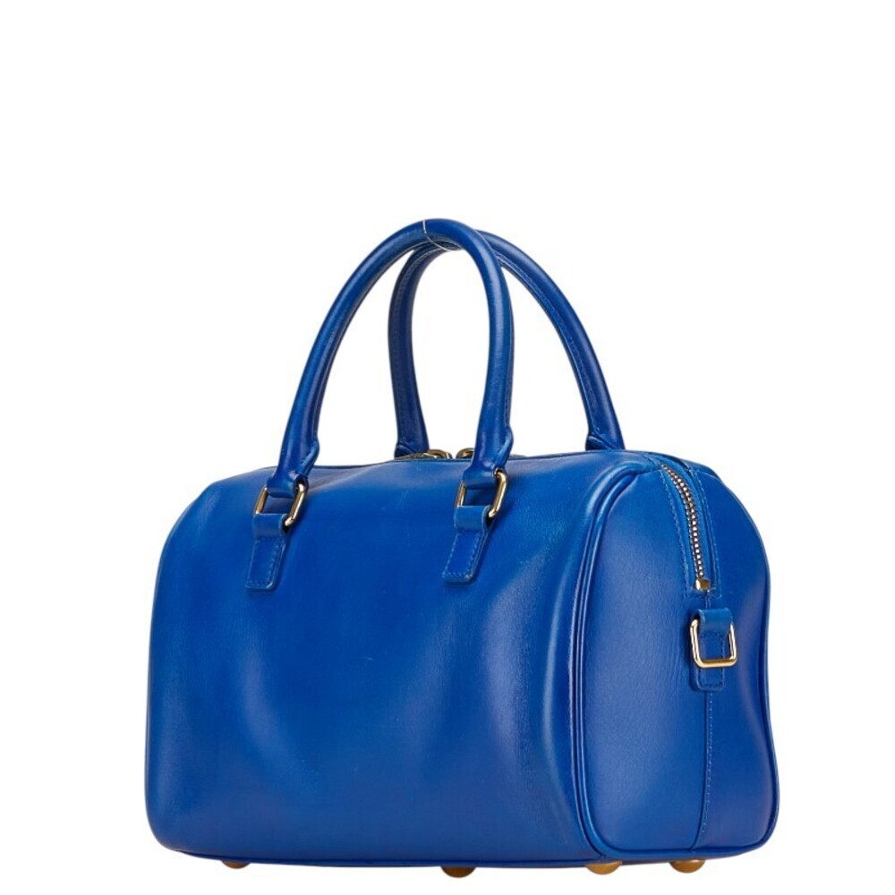 Saint Laurent Classic Baby Duffle bag cobalt blue calfskin leather - Picture 2 of 9